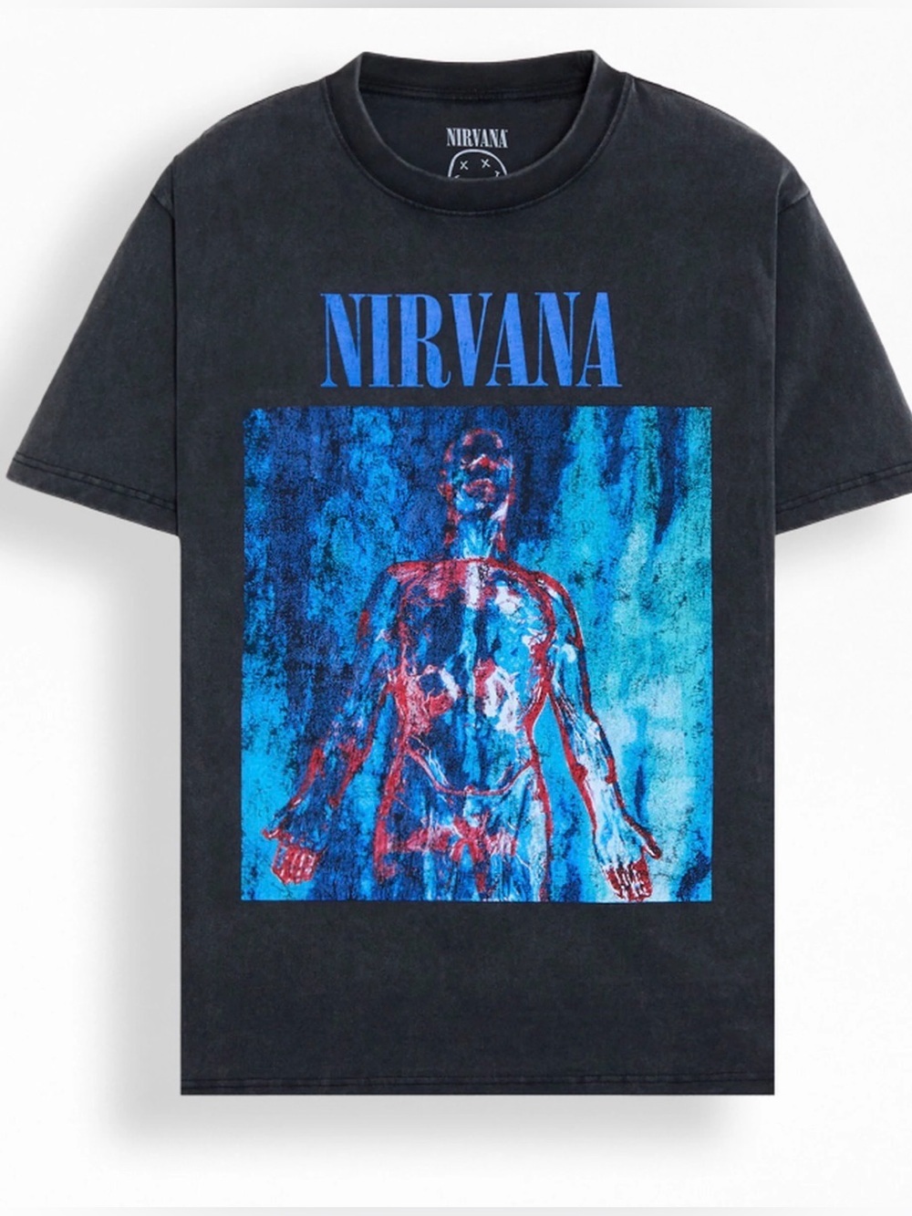 NIRVANA Graphic Sliver T-Shirt Black XL  NWT